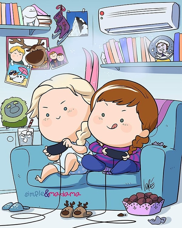 2. Эльза и Анна