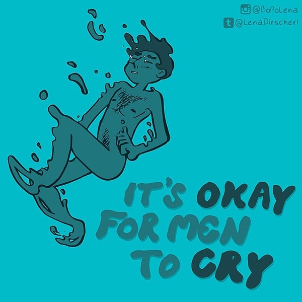 3. Это нормально для мужчин плакать