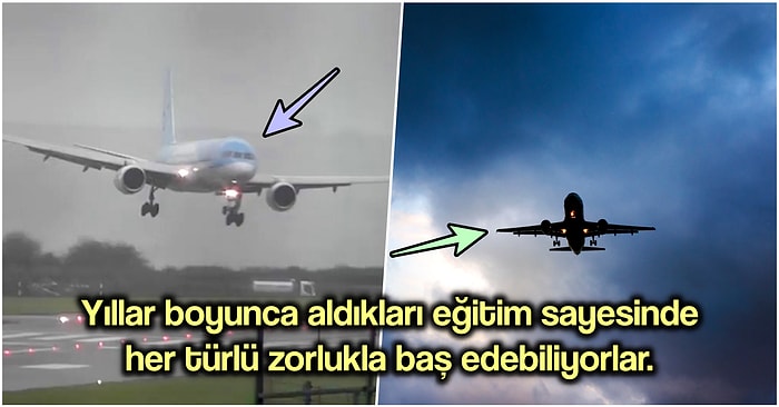 Kış Kıyamet Demeden Uçak Kullanan Pilotların En Kötü Hava Koşullarında Hava Taşıtlarını İndirme Macerası