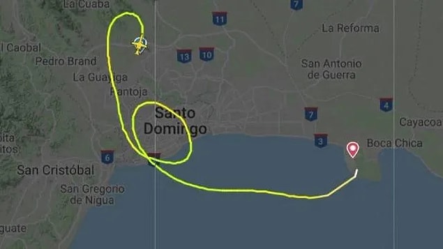 Florida'ya gidiyordu