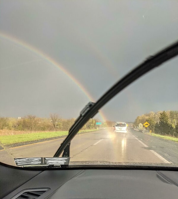 4. Конец радуги. Такое не часто увидишь О_о