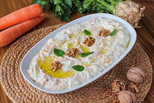 2. Havuçlu Kerevizli Meze Tarifi