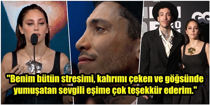 Öykü Karayel, GQ Türkiye 2021 Men of The Year Ödül Töreni'nde Yaptığı Konuşmayla Eşi Can Bonomo'yu Ağlattı!