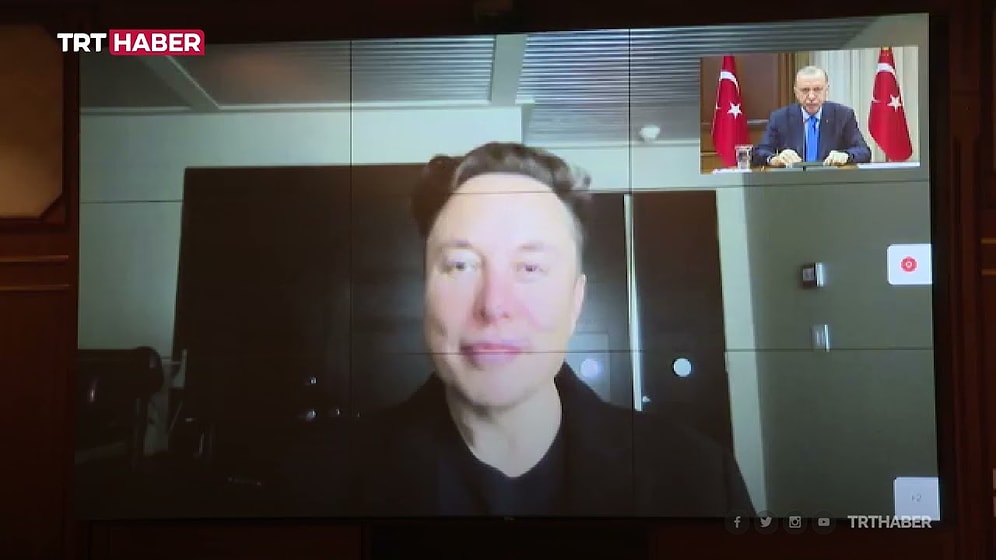 Video Konferans Görüşmesi Yayınlandı: Elon Musk, Cumhurbaşkanı Erdoğan'ın NFT Hediyesine Teşekkür Etti