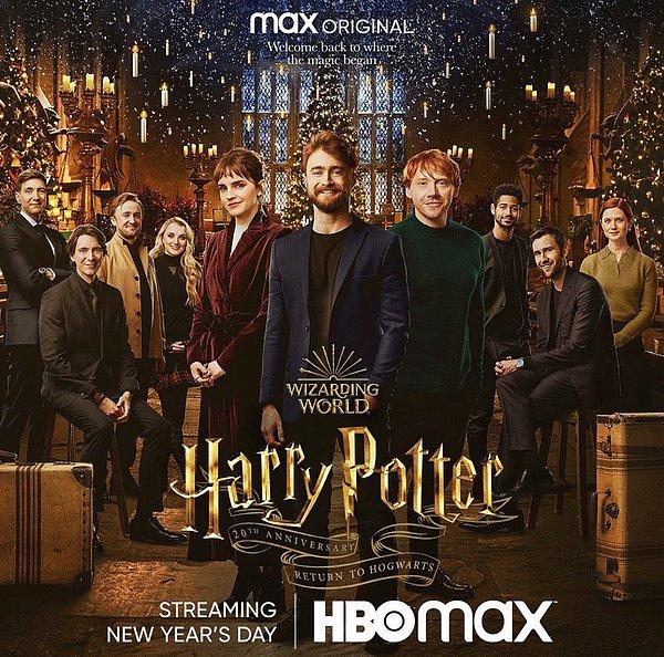 1. Harry Potter 20. yıl buluşması ''Return to Hogwarts''ın ilk posteri paylaşıldı. Yapım, 1 Ocak 2022’de HBO Max'te izleyicilerle buluşacak.