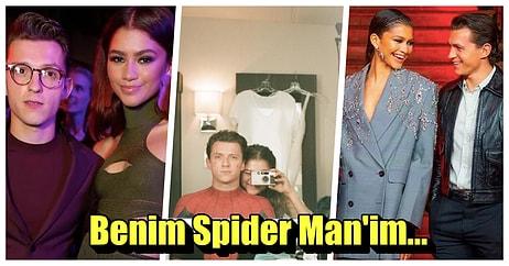 Başarılı Aktris Zendaya, Sevgilisi Tom Holland İçin Yaptığı Spider-Man Paylaşımıyla Kalplerimizi Eritti