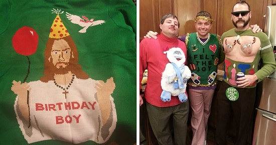 16 уродливых идей новогодних свитеров для тех, кто еще не придумал что одеть на праздники