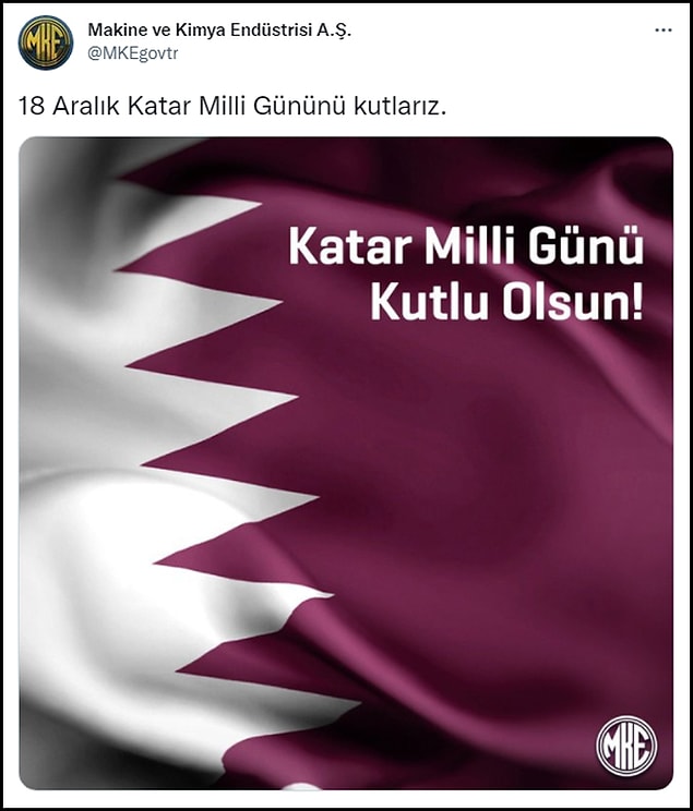 MKE'nin Twitter hesabından yaptığı bu paylaşım da bu nedenle büyük tepki topladı. Üstelik paylaşımın yorumlara kapatıldığı da görüldü. 👇