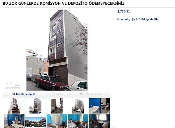 Daha kötü ne olabilir diye düşünürken İstanbul Şişli'de bulunan bu ev ilanı şaşırma kotamızı bugünlük doldurdu diyebiliriz. Öncelikle apartmanımız toplumun dayattığı güzellik standartlarına uygun: 34 beden...