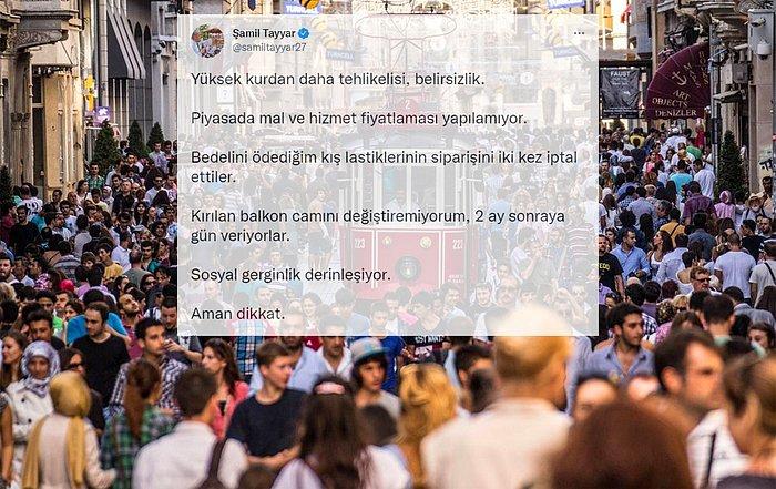AKP'li Şamil Tayyar da Ekonomik Gidişatı Eleştirdi: 'Sosyal Gerginlik Derinleşiyor'