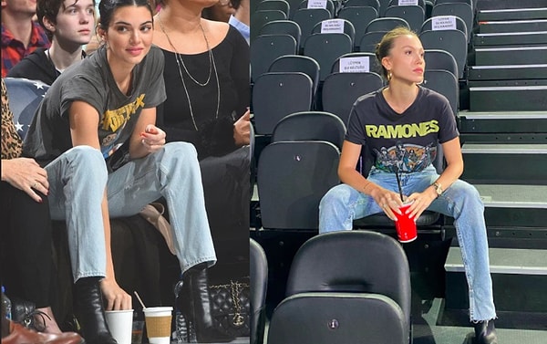 1. Duygu Özaslan'ın Kendall Jenner'ın basit basketbol maçı kombinini kendine uyarlayıp sevgilisinin maçına gitmesi gündem olmuştu.