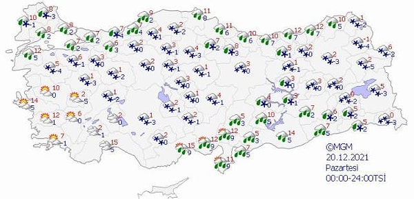 Haftanın İlk Günü Yağışlı Geçecek