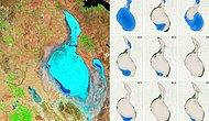 NASA Tuz Gölü'nün Fotoğraflarını Paylaştı: 'Şimdilerde Su Birikintisi'
