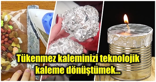 'Neden Daha Önce Böyle Kullanmamışım' Tepkisi Vereceğiniz Alüminyum Folyonun Enteresan Kullanım Yerleri