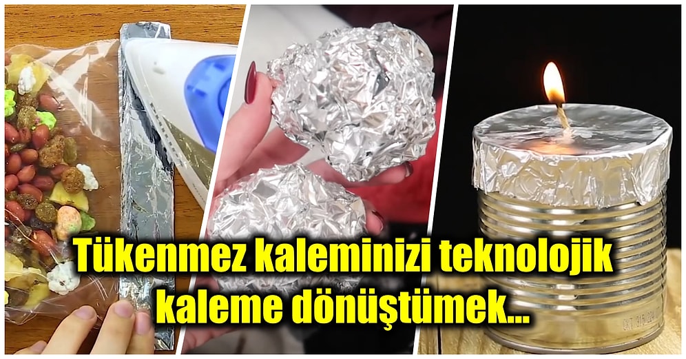 'Neden Daha Önce Böyle Kullanmamışım' Tepkisi Vereceğiniz Alüminyum Folyonun Enteresan Kullanım Yerleri