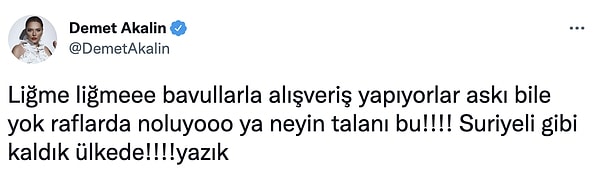 Demet Akalın bugün de Bulgar vatandaşların Türkiye'ye gelip alışveriş yapmasını eleştirince,