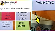 AKP'li Meclis Üyesi Selma Gökçen Evinde Çektiği Fotoğrafları Ağrı Esnafının Astığı Fiyat Etiketi Gibi Gösterdi