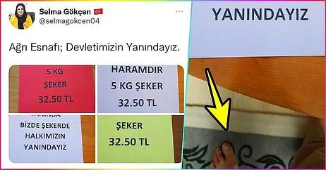 AKP'li Meclis Üyesi Selma Gökçen Evinde Çektiği Fotoğrafları Ağrı Esnafının Astığı Fiyat Etiketi Gibi Gösterdi