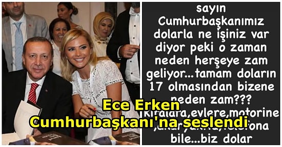 Sunucu Ece Erken Cumhurbaşkanı Erdoğan'a Seslenerek Artan Dövize Tepki Gösterdi: Neden Her Şeye Zam Geliyor?