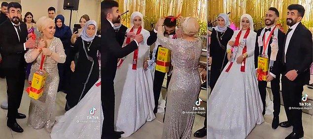 TikTok'ta paylaşılan videoda Uğur Işılak’ın seslendirdiği Recep Tayyip Erdoğan (Dombra) şarkısı arka planda çalındı.
