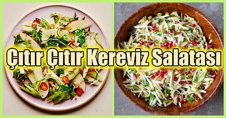 Yoğurtlu Kereviz Salatasından Sıkılanlara Özel: Çıtır Çıtır Elmalı Kereviz Salatası