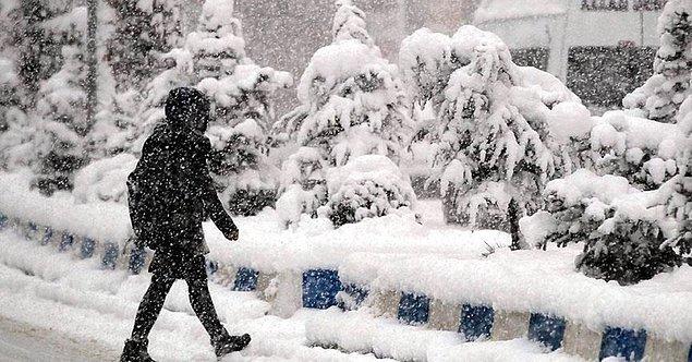 Konya'da 21 Aralık Salı Kar Tatili