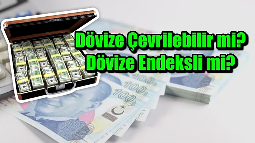 Dolar Düşünce Herkesin Aklına Gelen Soru: Dövize Endeksli Mevduat Nedir?