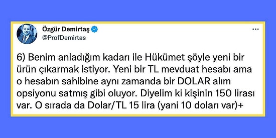 Özgür Demirtaş Erdoğan'ın Açıkladığı Yeni Ekonomik Düzenlemenin Ne Olduğunu Anlattı
