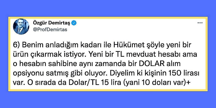 Özgür Demirtaş Erdoğan'ın Açıkladığı Yeni Ekonomik Düzenlemenin Ne Olduğunu Anlattı