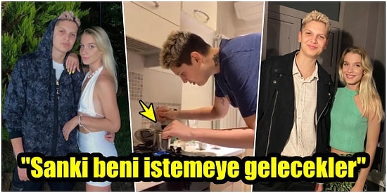 Sevgilisi İmge'ye Türk Kahvesi Yapan Ebrar Karakurt 'Sanki Beni İstemeye Gelecekler' Diyerek Herkesi Güldürdü!