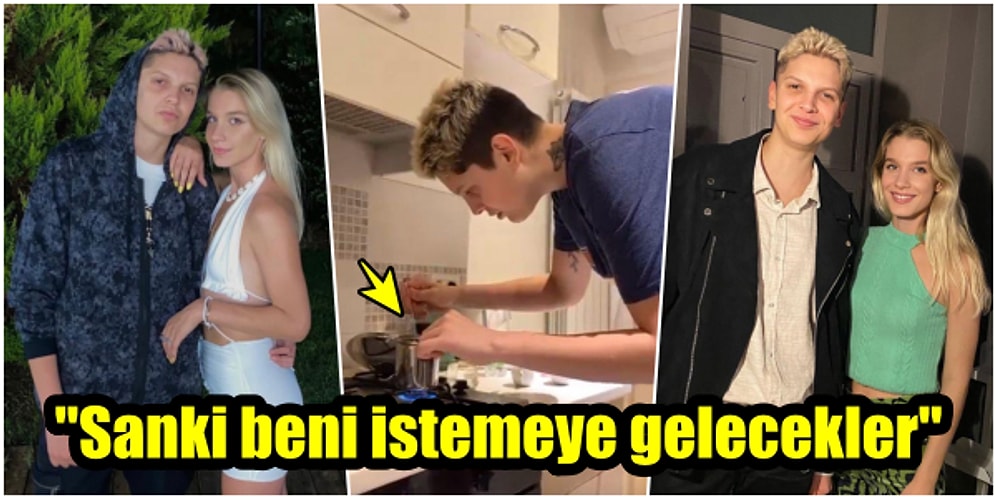 Sevgilisi İmge'ye Türk Kahvesi Yapan Ebrar Karakurt 'Sanki Beni İstemeye Gelecekler' Diyerek Herkesi Güldürdü!