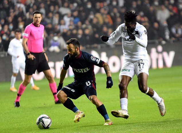 Bu sonuçla Trabzonspor 14'üncü galibiyetini alarak 45 puana ulaşırken, 3 puan özlemi 11 haftaya yükselen Altay 18 puanda kaldı.