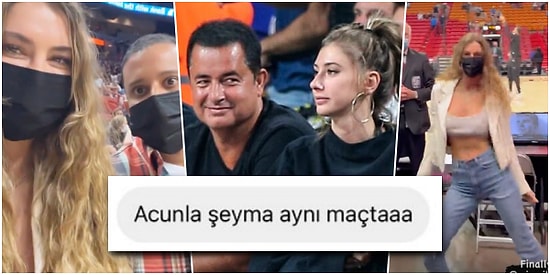 İlginç Karşılaşma... Uzun Bir Aradan Sonra Şeyma Subaşı ve Acun Ilıcalı Birlikte Basketbol Maçı İzledi!