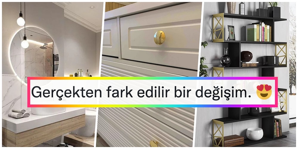 Ufak Dokunuşlarla Evinizde Fark Edilir Bir Değişim Yapmanızı Sağlayacak 19 Ürün