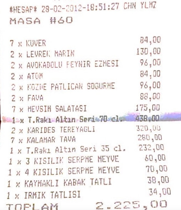 Caddebostan'daki bu mekanda mezeler bir tık abartılı olmuş.