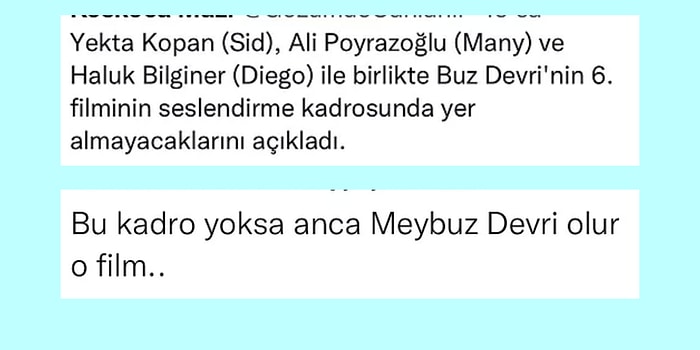 Buz Devri Seslendirme Kadrosunun Dağılmasından Plank Yapmanın Zorluklarına Son 24 Saatin Viral Tweetleri