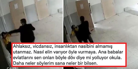 Kanımız Dondu! Öğrencisini Tekme ve Yumruklarla Öldüresiye Döven Öğretmene İsyan Eden İnsanlar