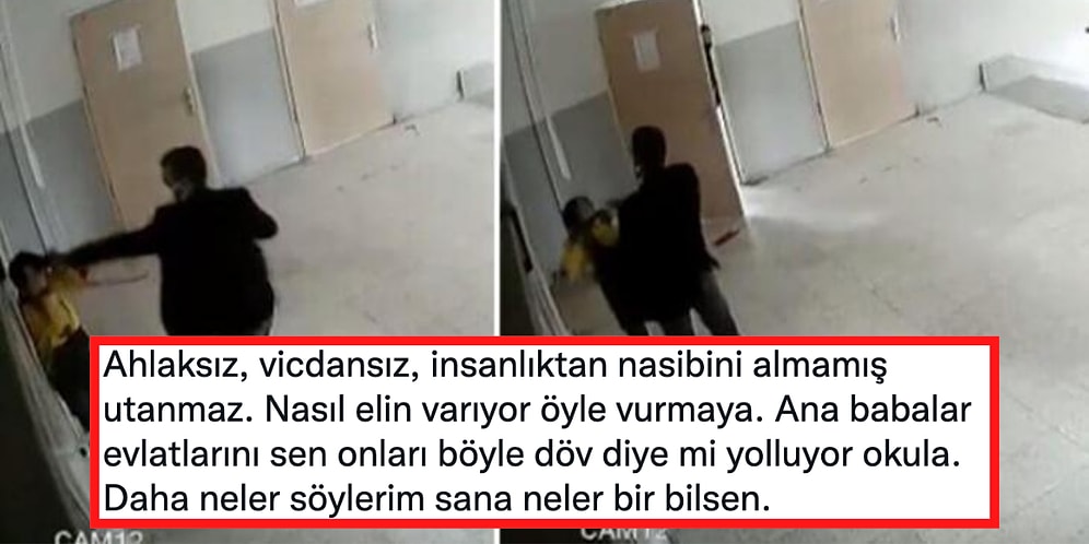 Kanımız Dondu! Öğrencisini Tekme ve Yumruklarla Öldüresiye Döven Öğretmene İsyan Eden İnsanlar