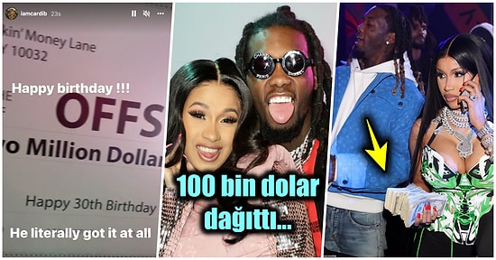 Cardi B'nin Biricik Kocişkosu Offset'e Verdiği Doğum Günü Hediyesini Görünce Sinirleriniz Bozulacak!