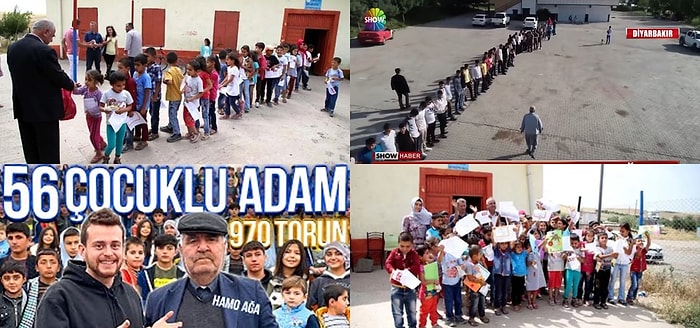 Türkiye'nin En Kalabalık Ailesi: 5 Hanımı, 56 Çocuğu ve 970 Torunu Olan Diyarbakırlı Hamo Ağa