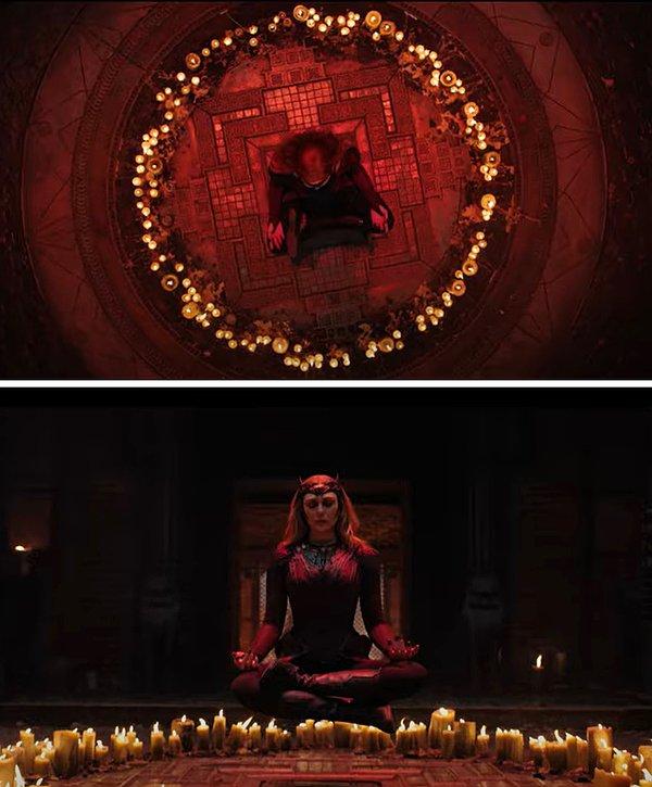 9. Wanda'nın Kızıl Cadı kıyafeti son görüşümüzden bu yana biraz değişmiş.
