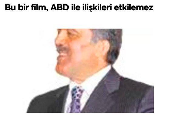 İlk kez Dışişleri Bakanı bir film hakkında basın açıklaması yaptı. Dönemin Dışişleri Bakanı Abdullah Gül, Kurtlar Vadisi Irak'ın ABD ile olan ilişkilerimizi zedelemeyeceğini söyledi.