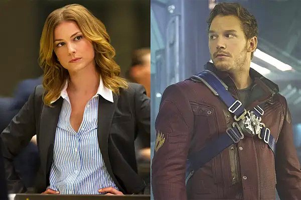 4. Emily VanCamp ve Chris Pratt