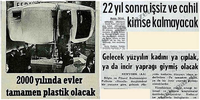 Geleceği Öngörme Konusunda Bol Keseden Atmış 15 Nostaljik Haber Başlığı