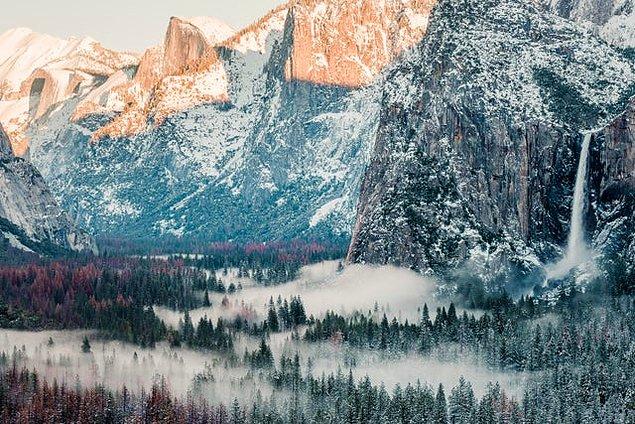 16. Yosemite'de kış: 😍