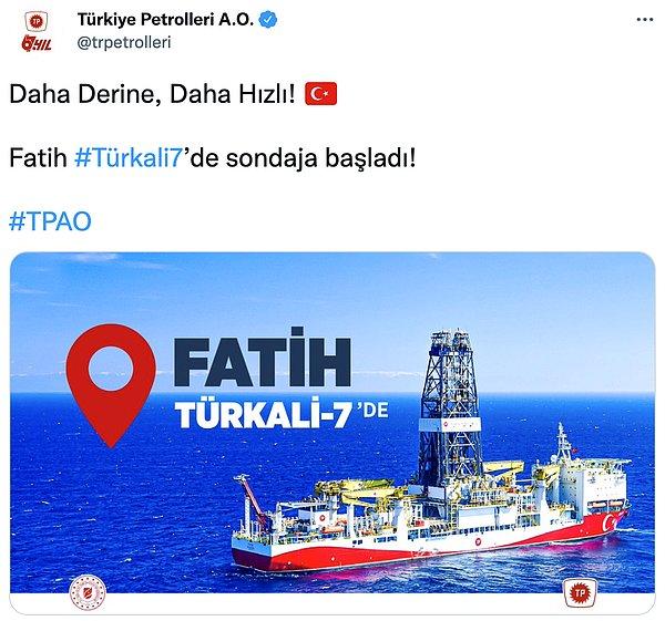 Her şey Türkiye Petrolleri A.O.'nun attığı bu tweetle başladı...