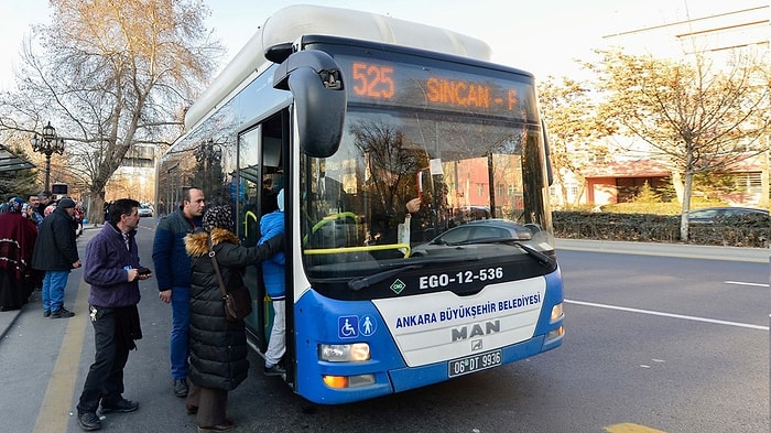 Ankara'da Toplu Ulaşıma Zam