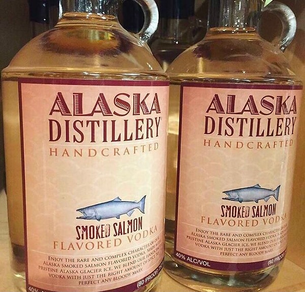 5. Водка с копченым лососем