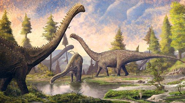 9. Uzun boyunlu dinozorların göç ettiği mesafelerin epey uzun olduğu belirlendi.
