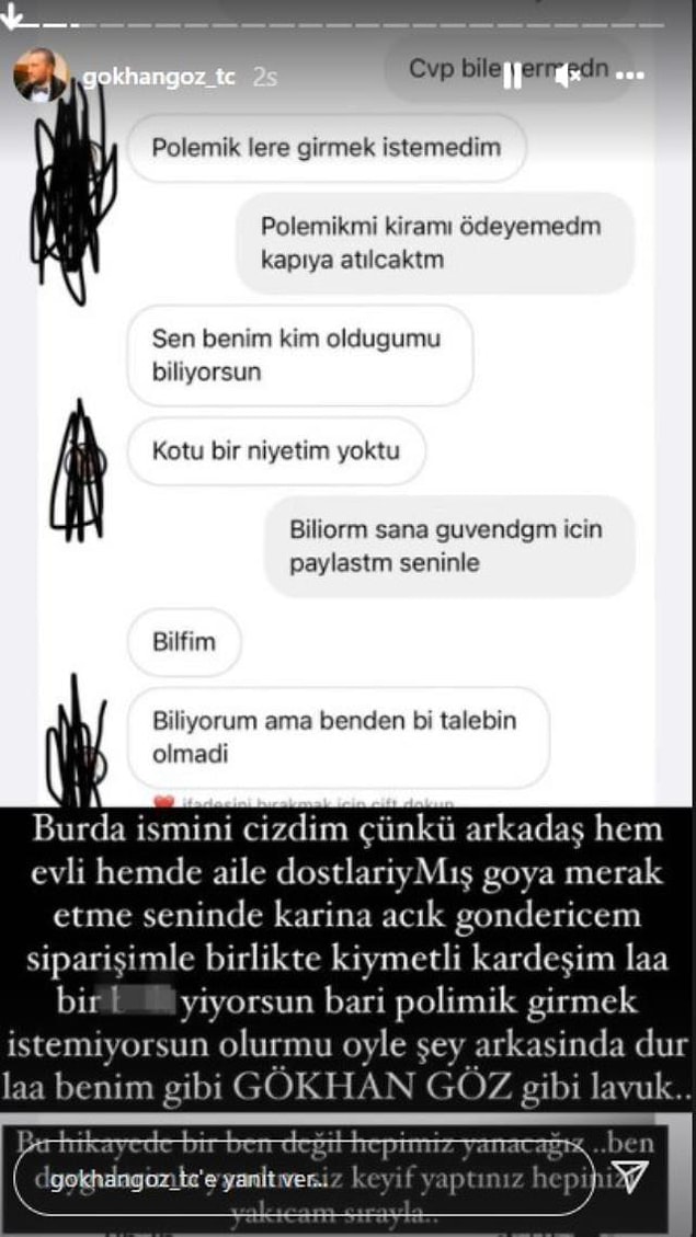 Fakat dün akşam büyük bir skandal yaşandı! Gökhan Göz, sevgilisi Fatoş Yelliler'in başka evli erkeklerle olan mesajlaşmalarını tek tek ifşa etti!